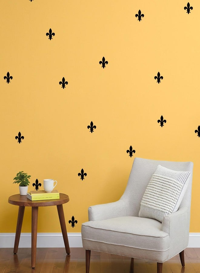 WallDesign Royal Pattern Black Colour Set of 55 Geometric Wall Decals for Bedroom, Kids Room, Hall, Home Décor, Living Room - Image 2